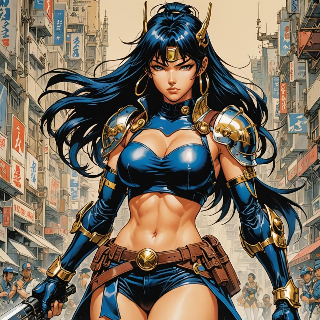 Wondergirl in Masamune Shirow Style