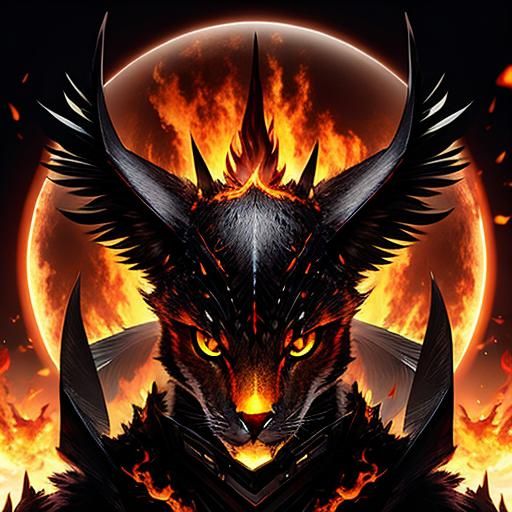 Intense Eyes of Fire Visual