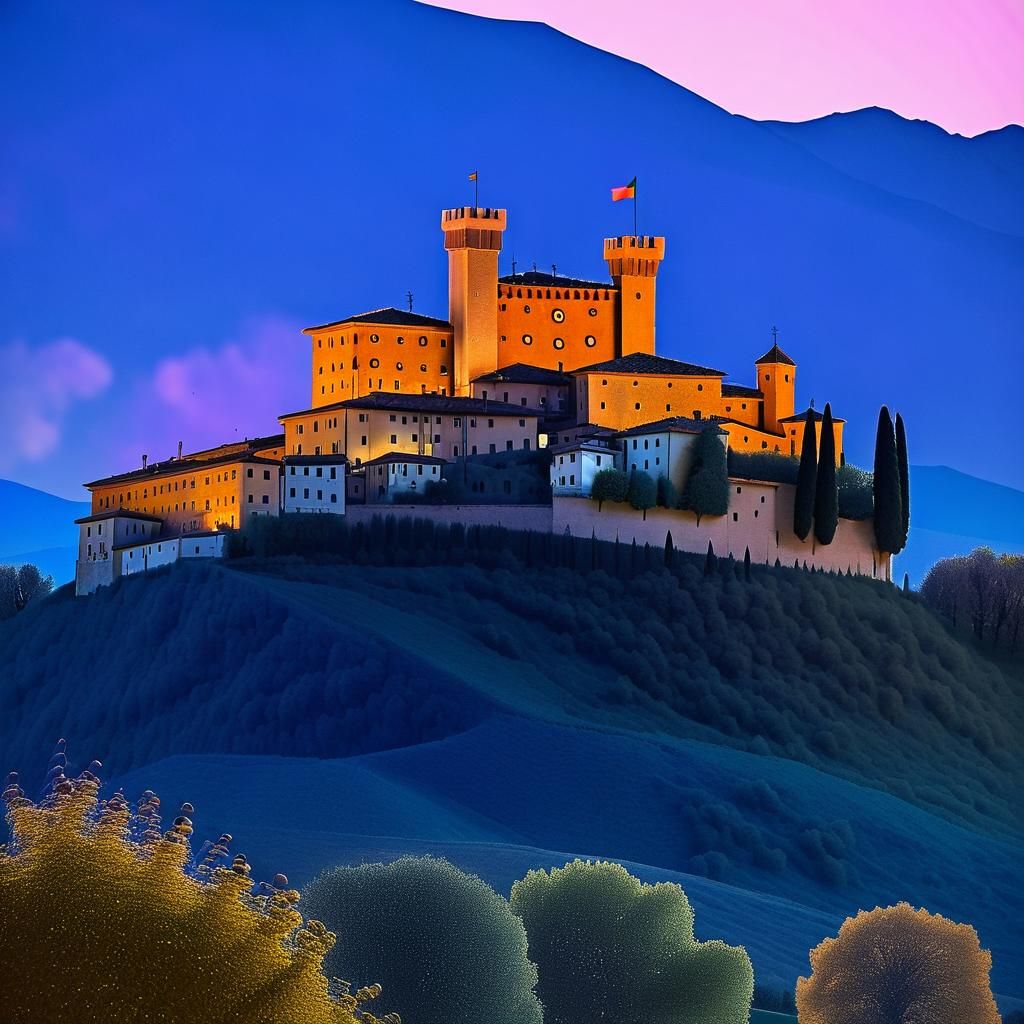 Alien Castle Digital Rendering