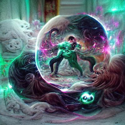 Green Lantern Versus Dormammu: Cosmic Astral Battle