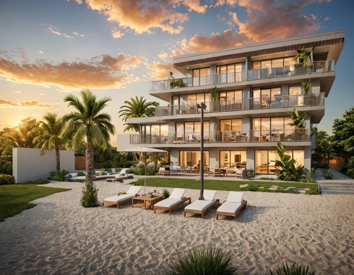 Summer Residence Advertisement: Image Transformation Ready