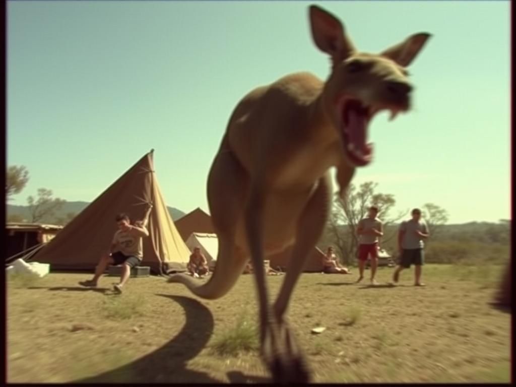 Kangaroo Megalodon Hybrid Attacks Spring Breakers: Found Foo...