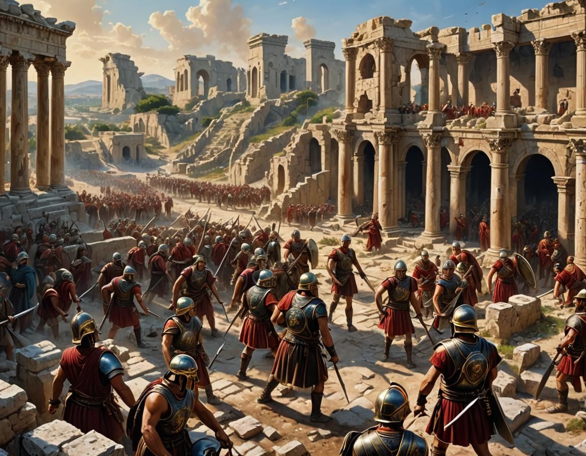 Epic Ruins of Carthage Sprinkled with Salt