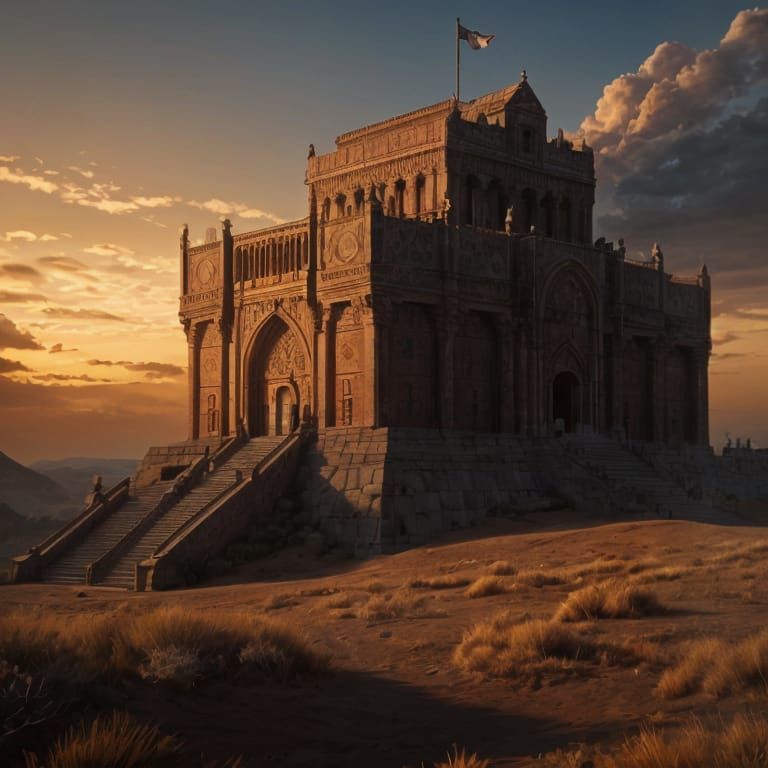 Epic Cinematic Knights Charge into a Dark Sunset