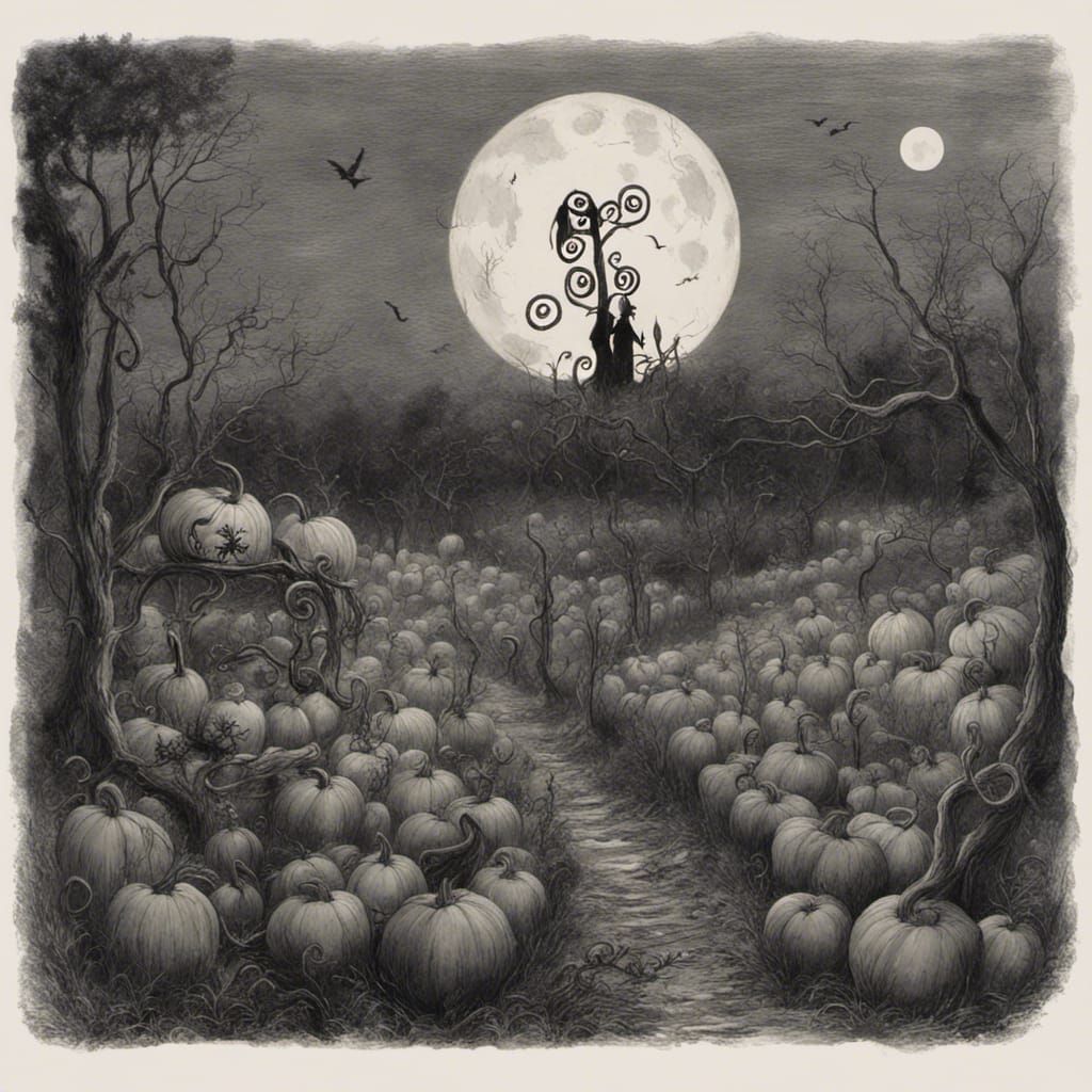 Jack and Sally's Halloween Pumpkin Patch Adventure