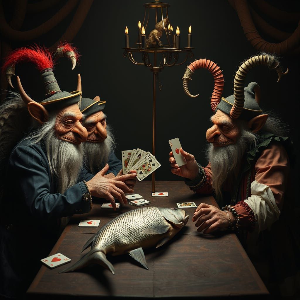 Trolls and Mythical Creatures in Surreal Circus