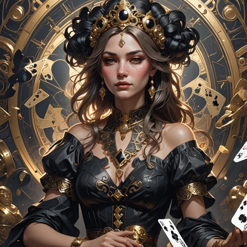 Queen of clubs