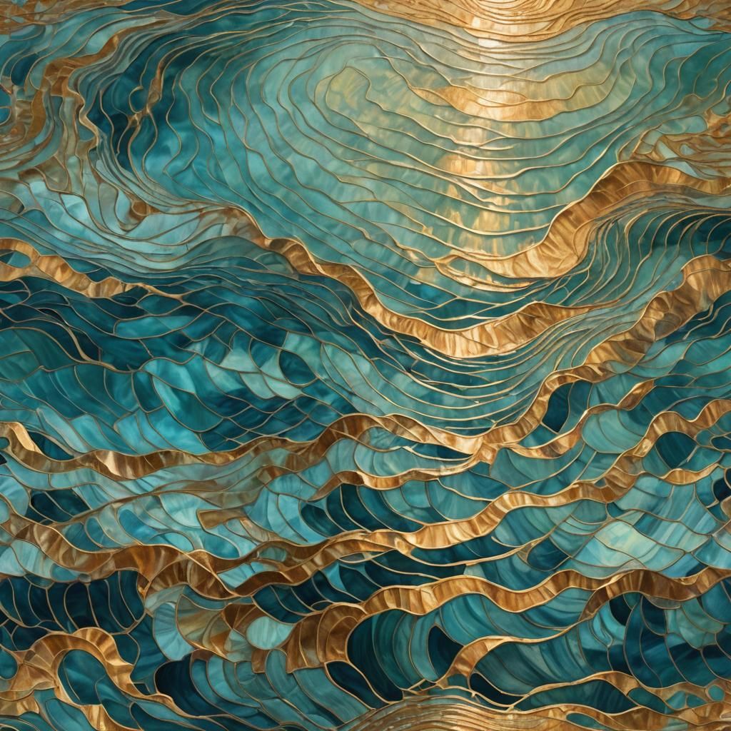 Art Deco Standing Waves of Selaron Bay