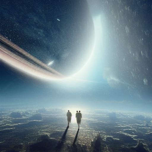 Walking in Space: A Digital Matte Painting