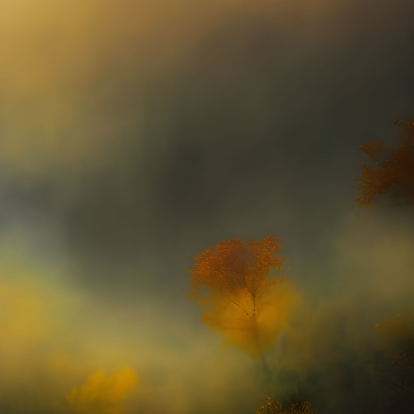 Abstract Golden Cycles: Detailed Matte Painting