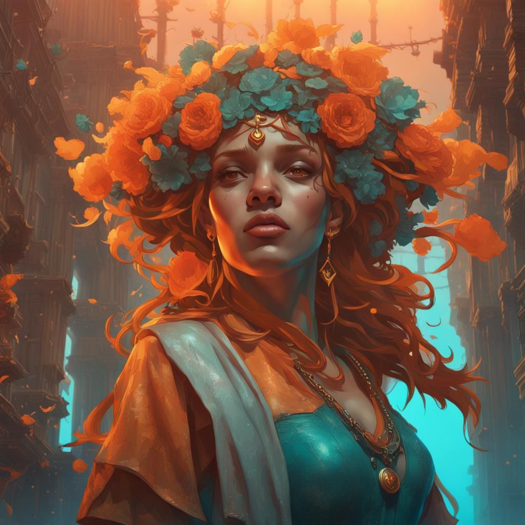 Friends Helping Each Other: Digital Art