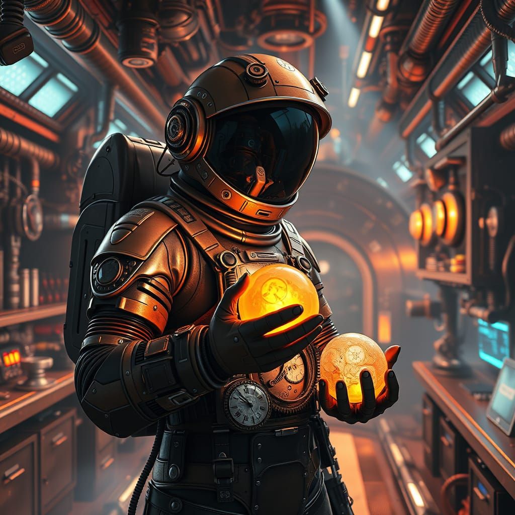 Astronaut by Flux Schnell