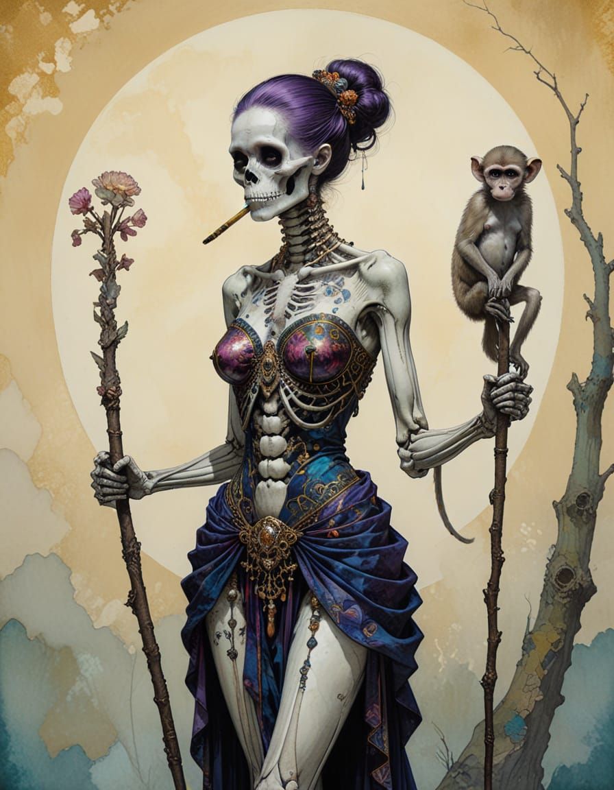 Bone Skeleton Lady
