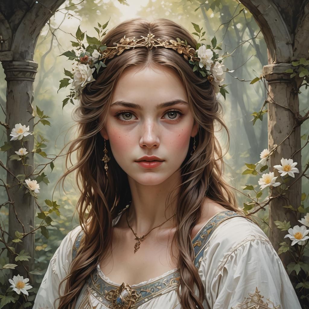 Beautiful Maiden Portrait