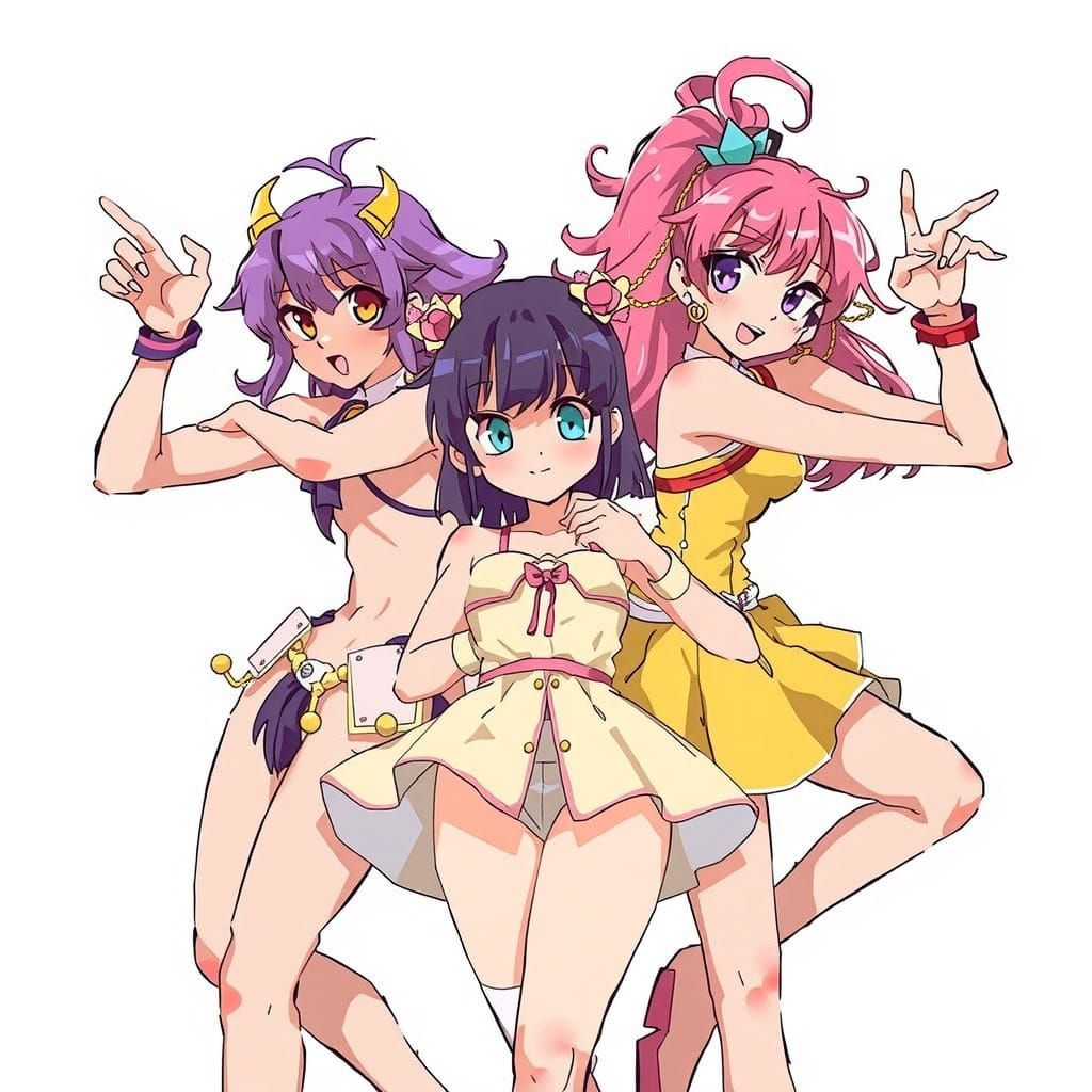 Neon Future: Anime-Inspired 3D Cityscape