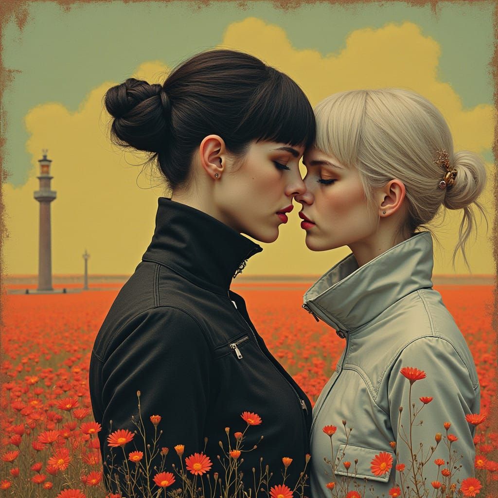 Cyberpunk Dreamscapes in Vibrant Neon