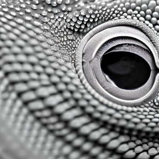 Macro Detail of a Gecko Foot