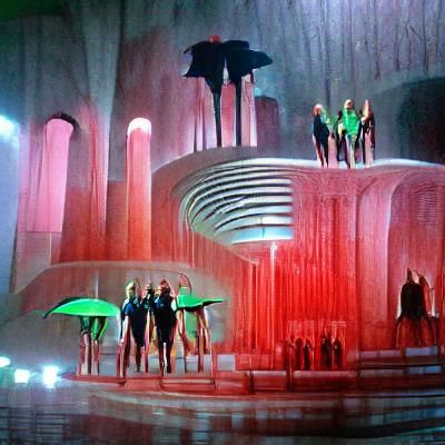 Dystopian Cityscape: A Futuristic Metropolis