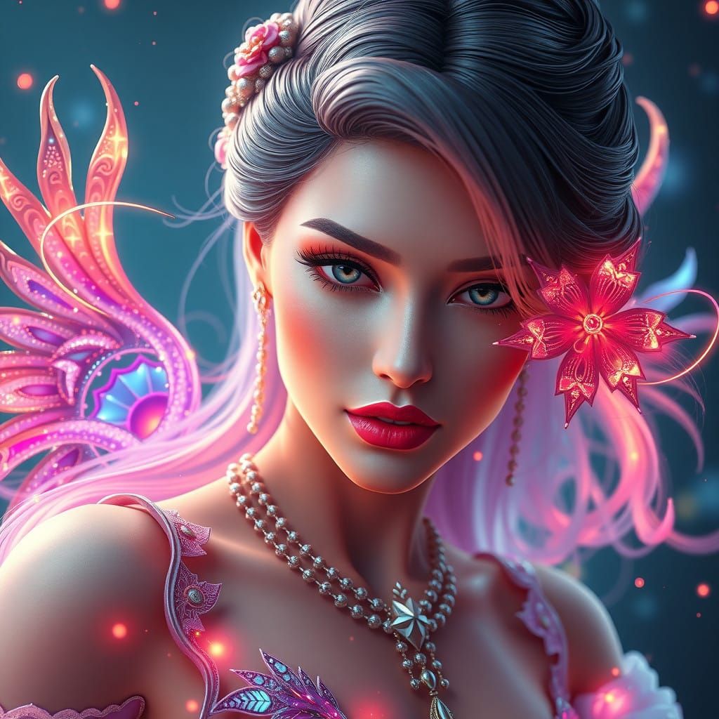 Sublime Women in a Fantastical Luminous World