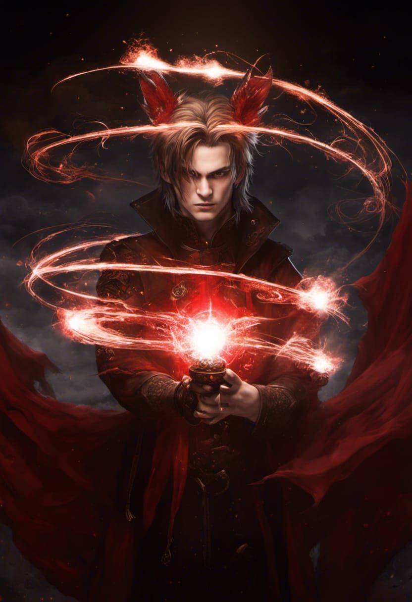 Hobbit Warlock in Flight: Oil Painting by Gurney