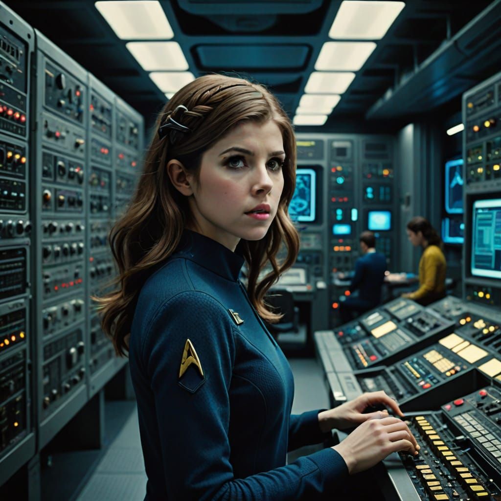 Anna Kendrick Investigates Alien Computer Room in Star Trek