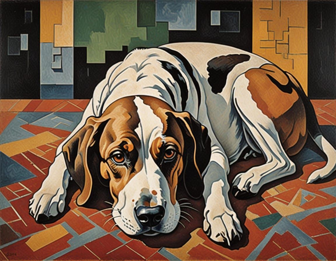 Hound Dog by Georges Braque