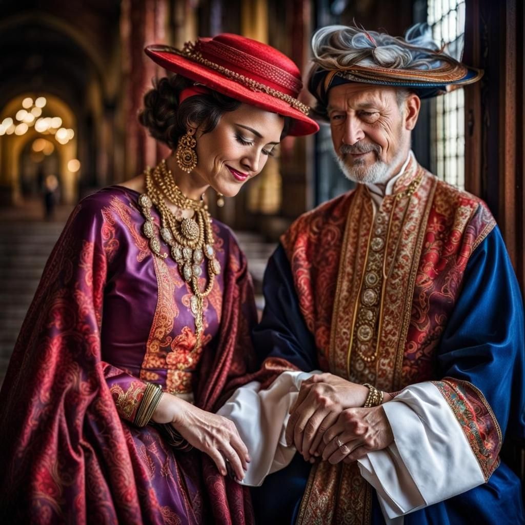 Surreal Restaurant Scene with Exotic Aliens, Photography