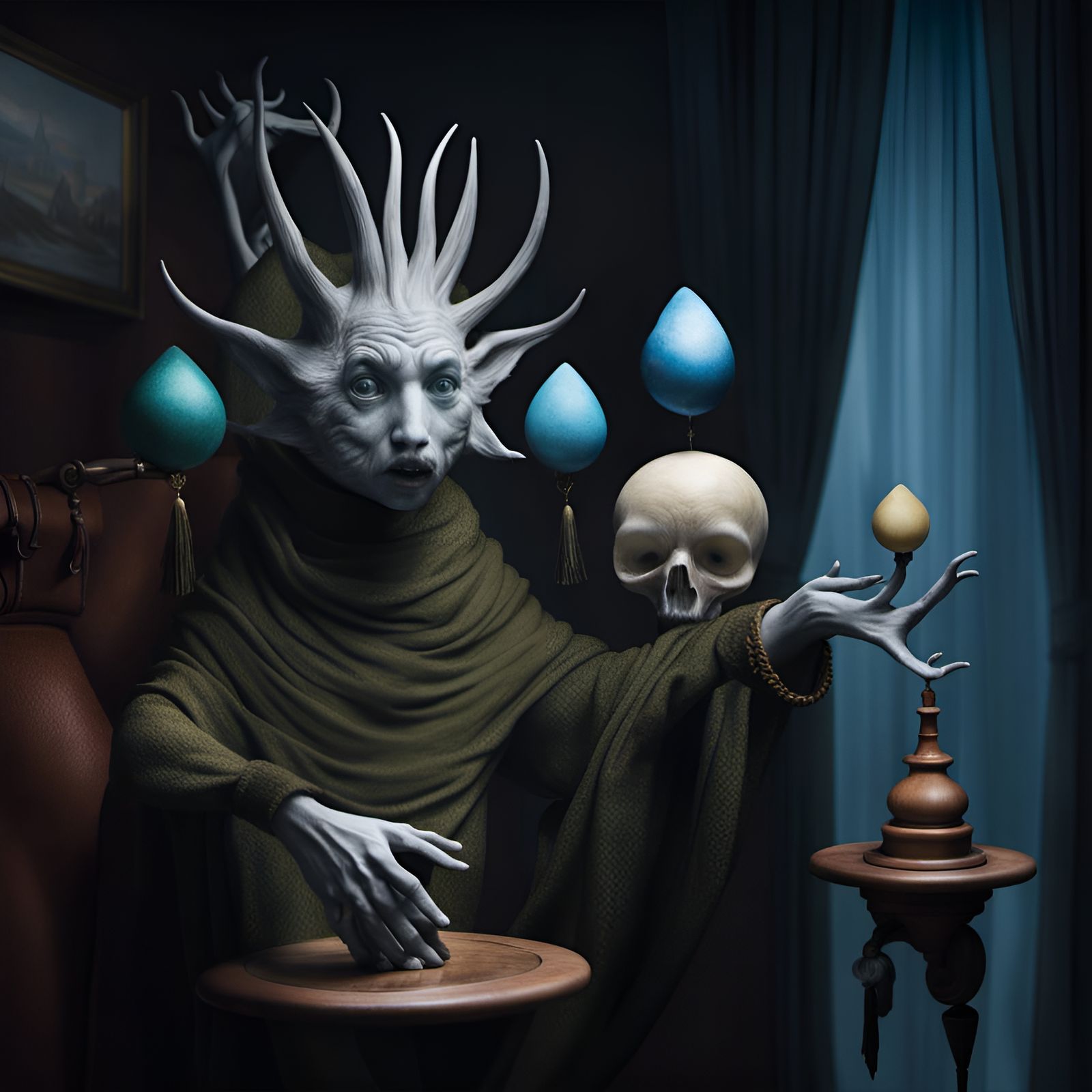 Magical Realism: Surreal Biological Scene in 8k