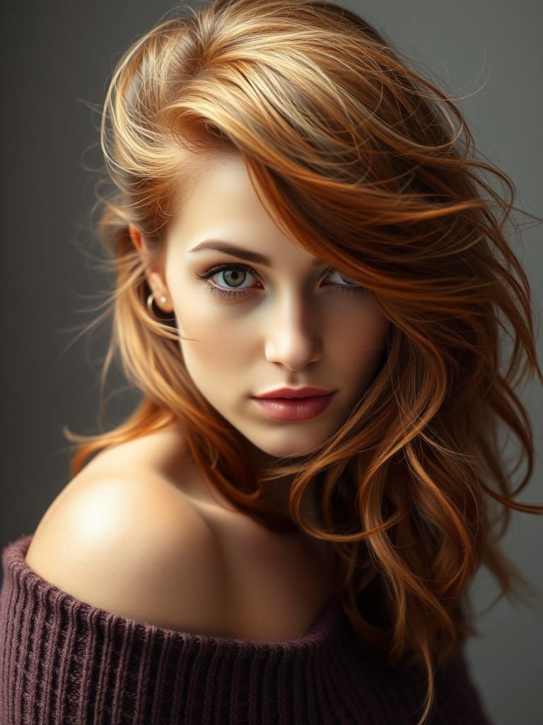 Goddess of Seduction Captured in Soft Focus