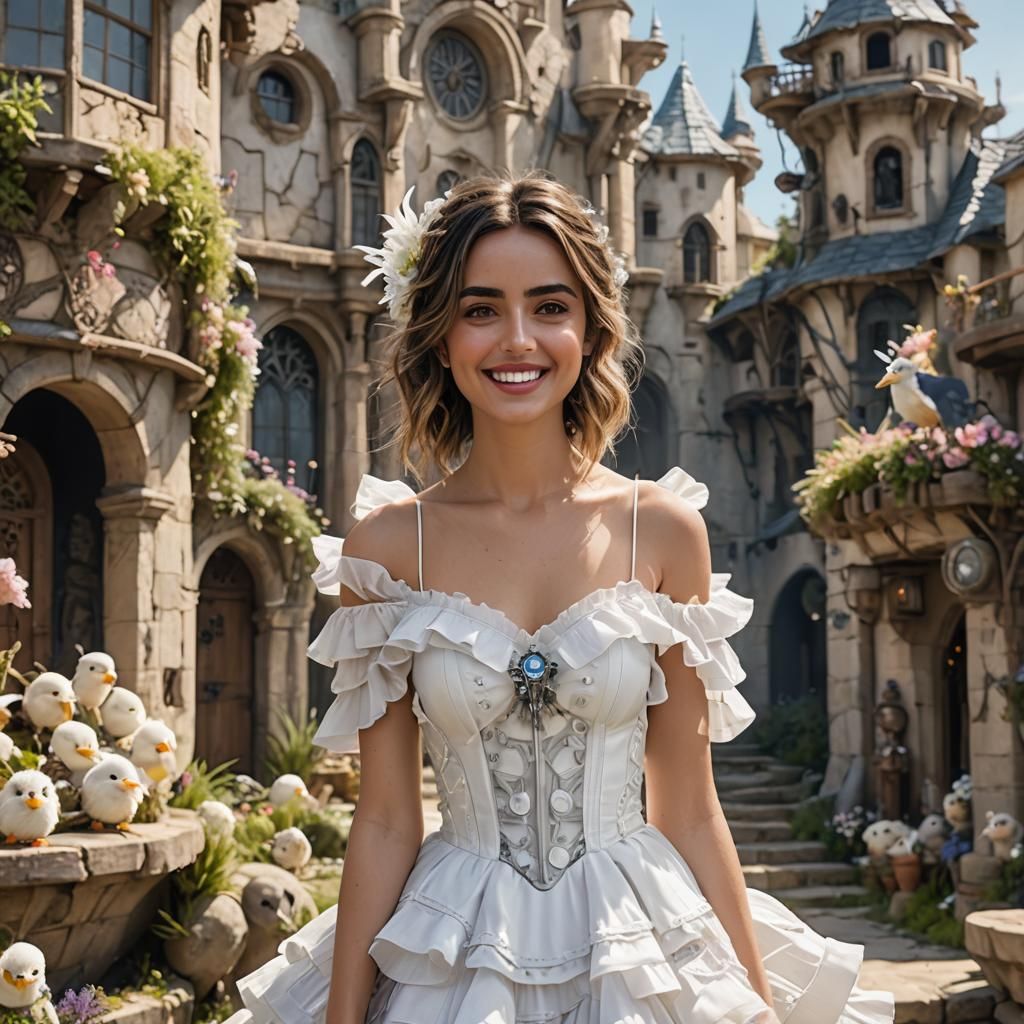 Beautiful Ana de Armas in Wedding Dress
