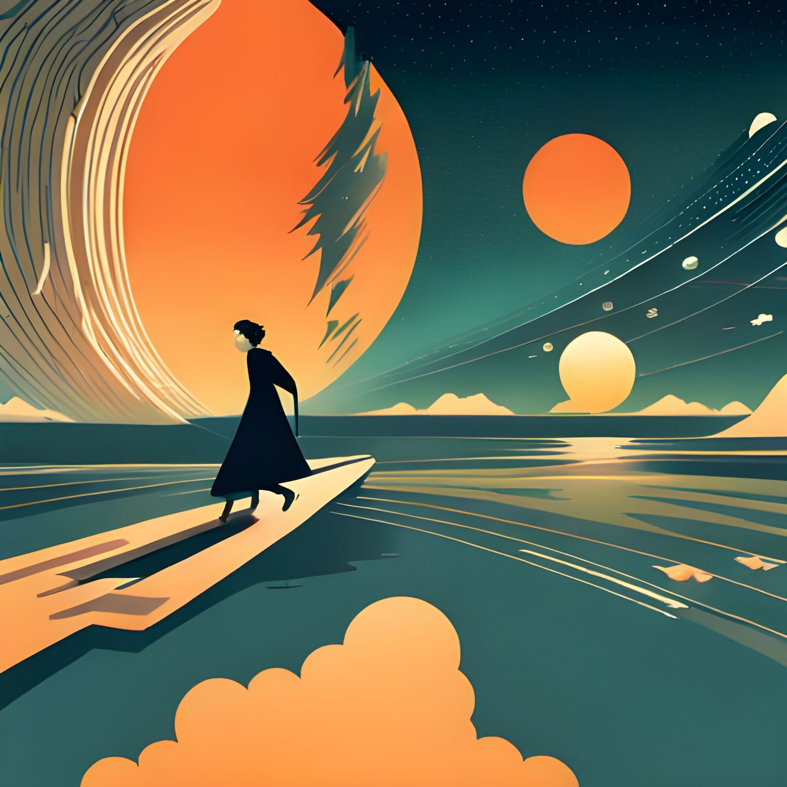 Lightspeed Travel Creates Surreal Celestial Art