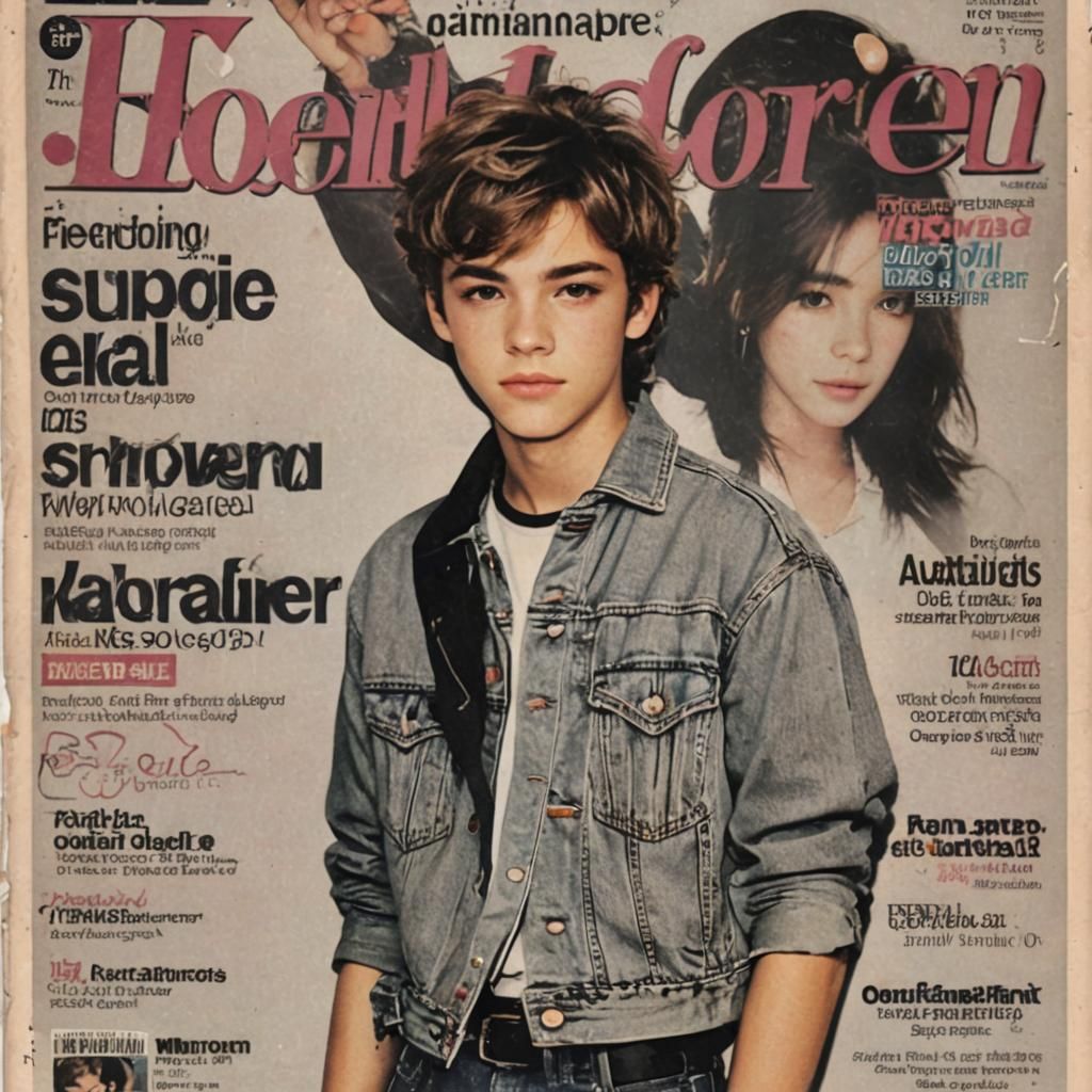 Teen Idol on a Magazine Cover