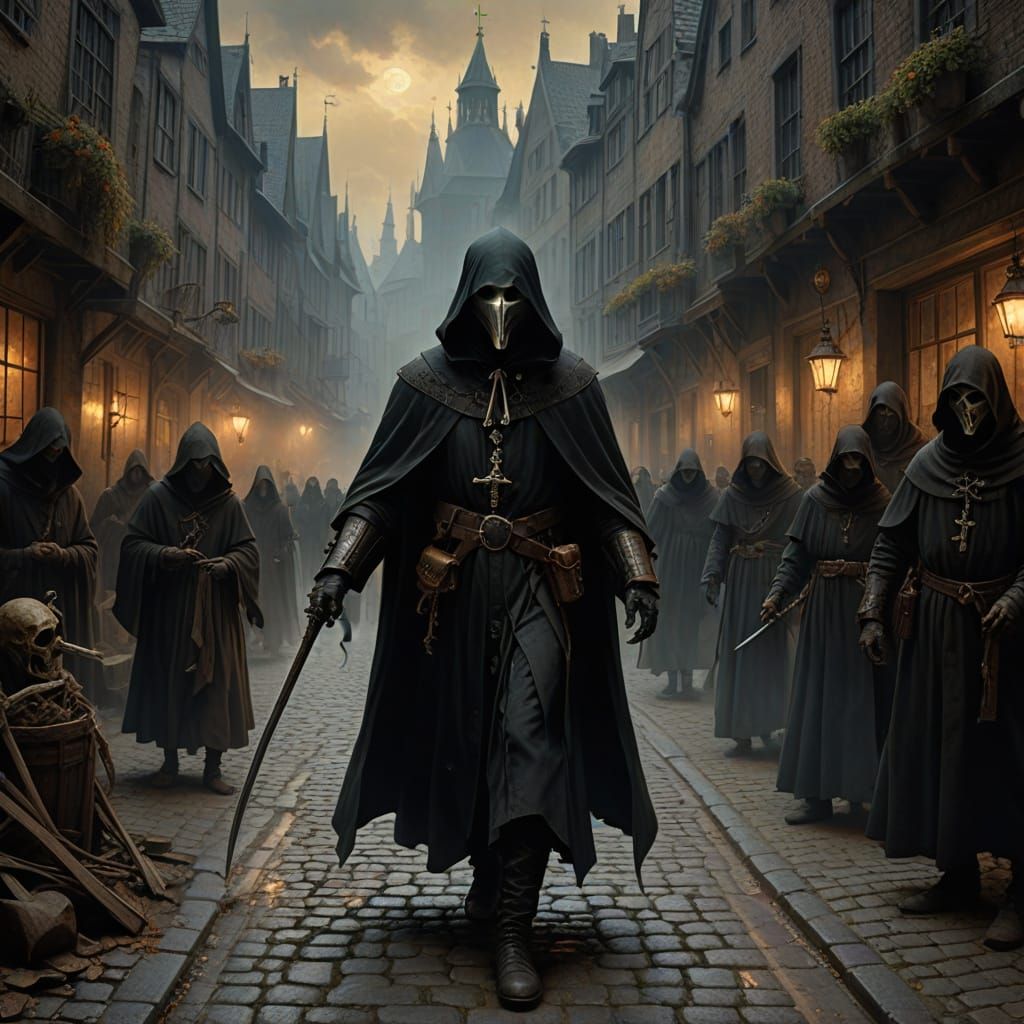 17th-Century Plague Doctor and Grim Reaper Unleash Doom in a...