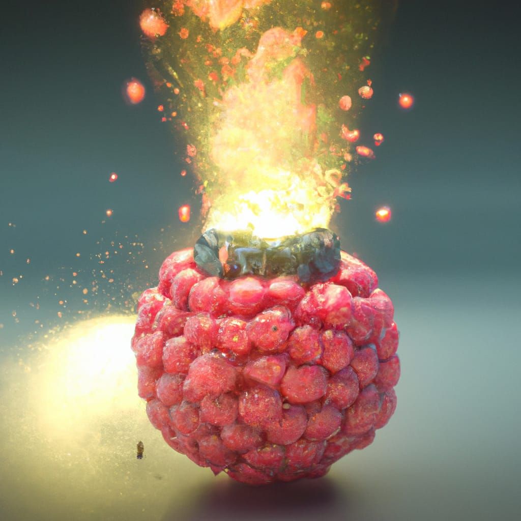 Exploding Raspberry Grenade: Photorealistic CGI VFX