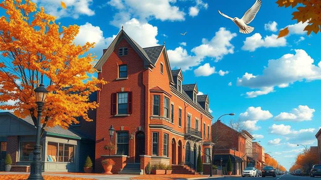 Charming Brick Townhouse on Autumn Street