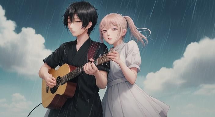 Surreal Landscape Inspired by Japanese Song Lyrics