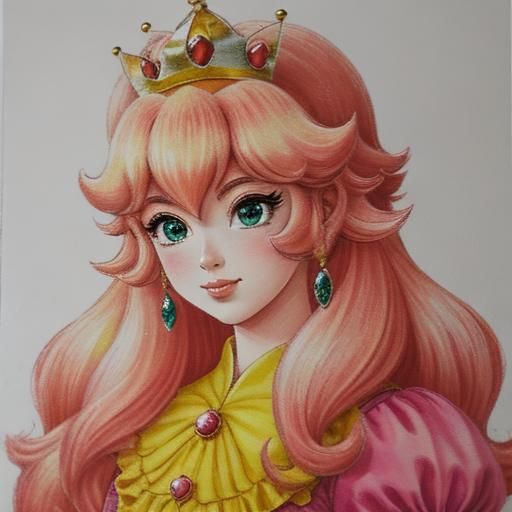 Princess Peach AI Rendering