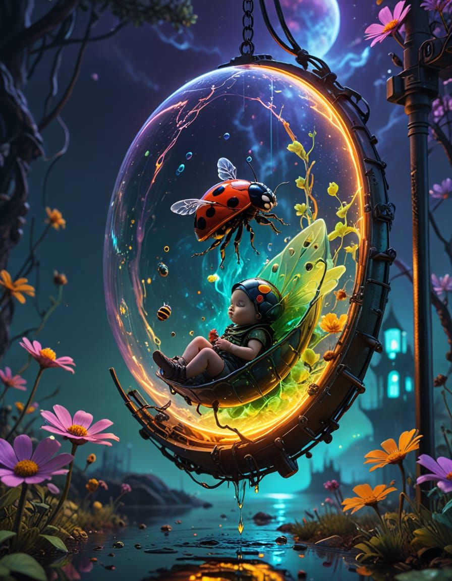 Hyper-Realistic Sci-Fi Wonderland of Wonder