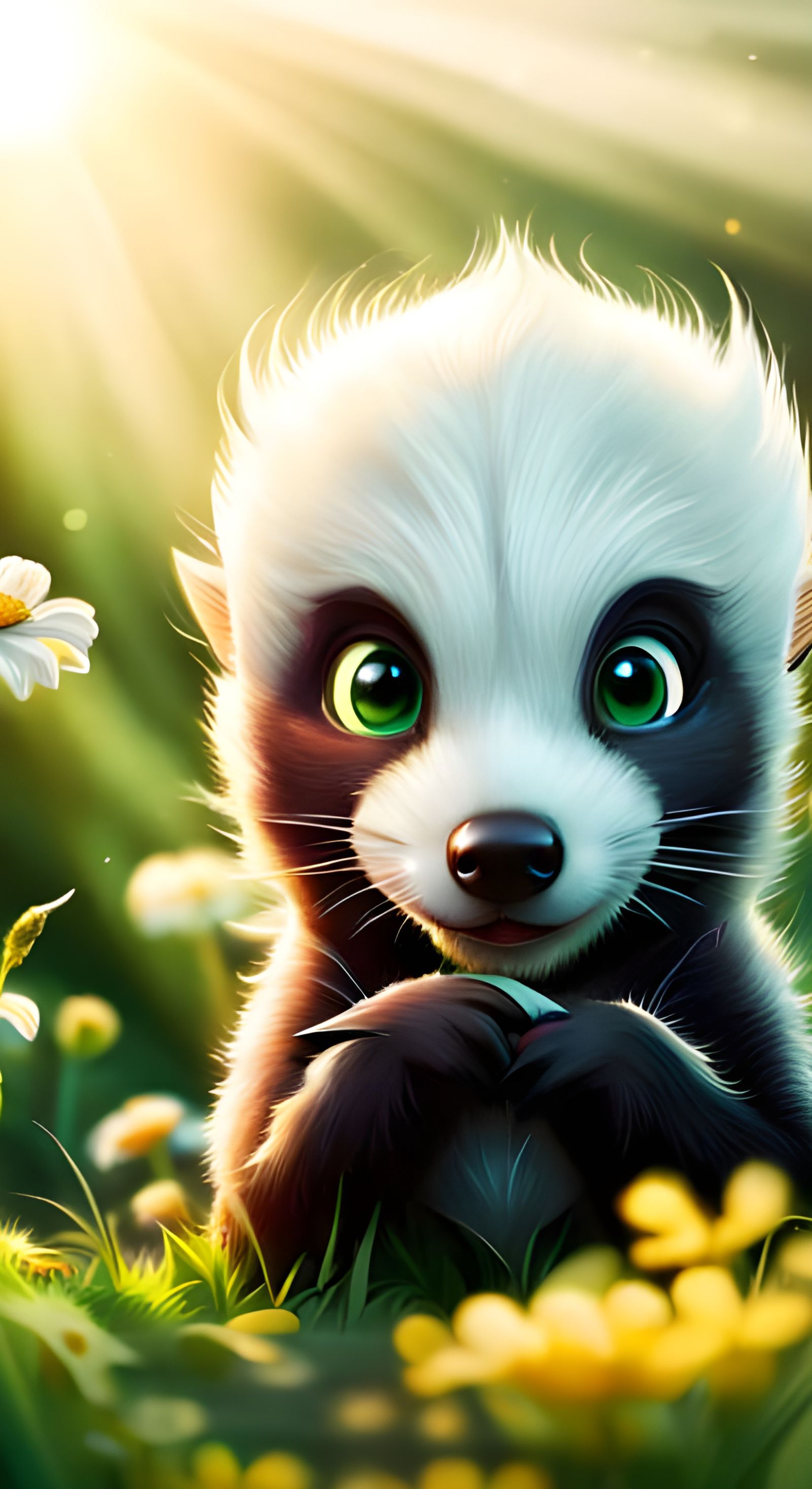 Cute and Smelly Skunk