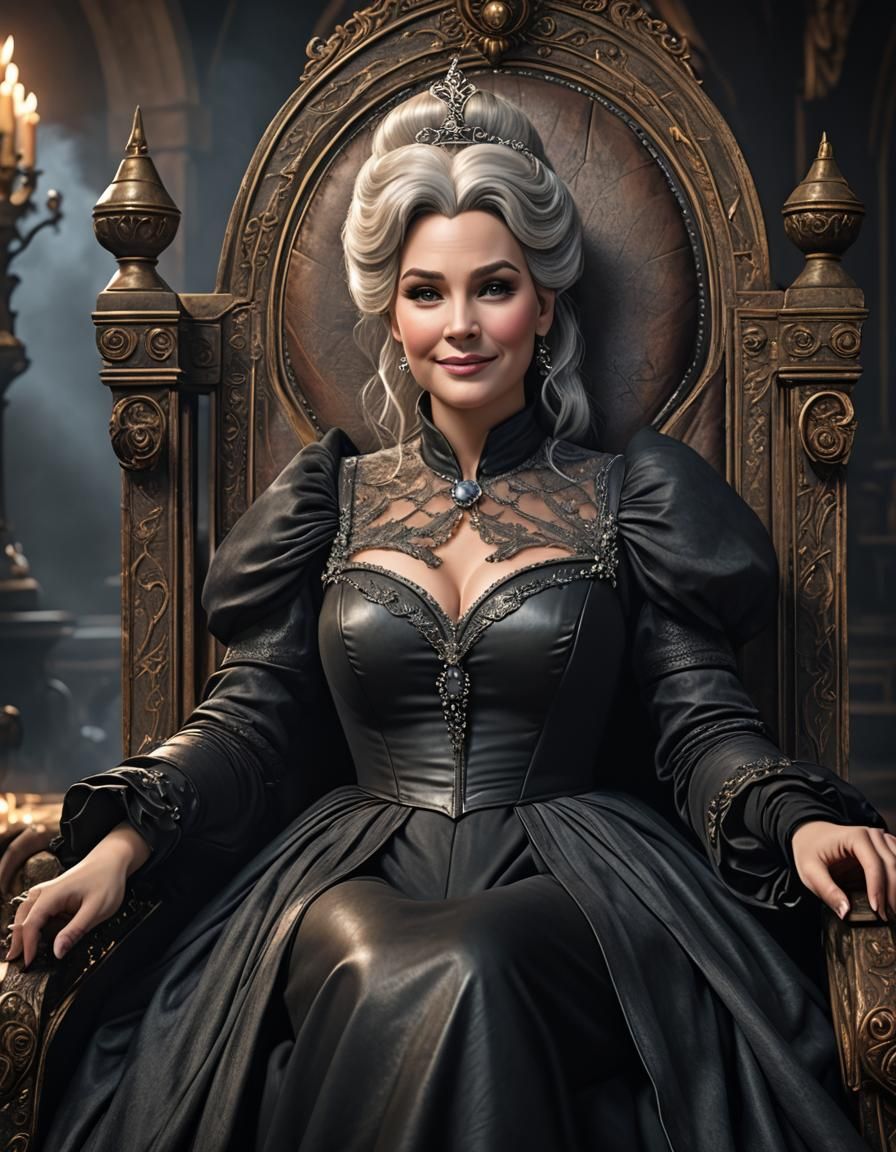 Dark Fantasy Cinderella Portrait in Unreal Engine 5
