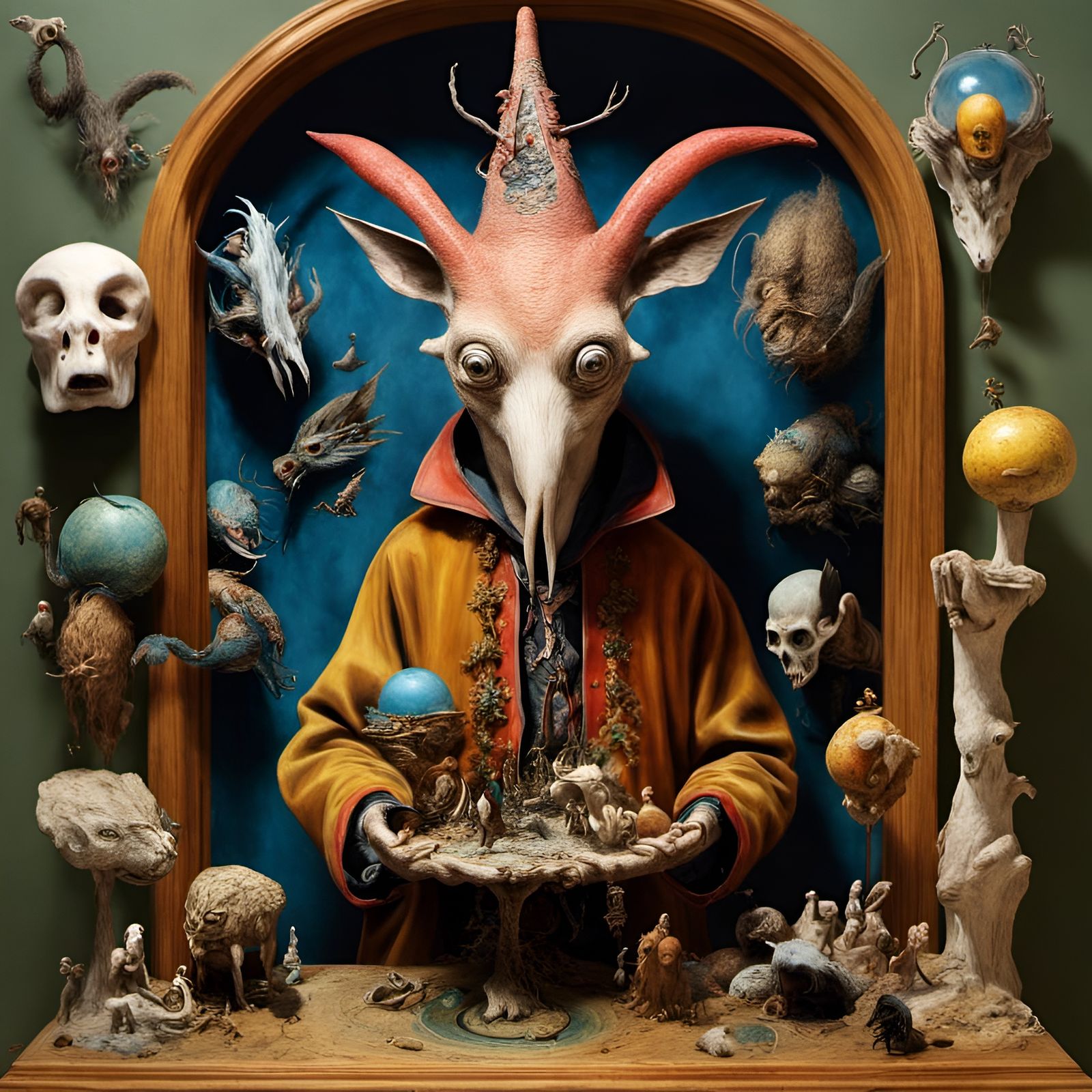 God Meets Artist in Alternate Reality