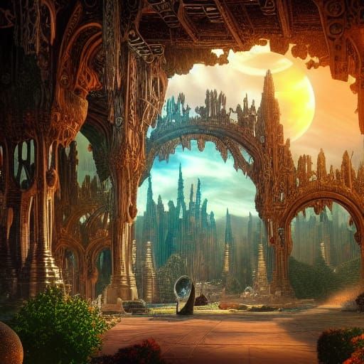 Crystal Mansion Terrarium: A Sci-Fi Fantasy Palace