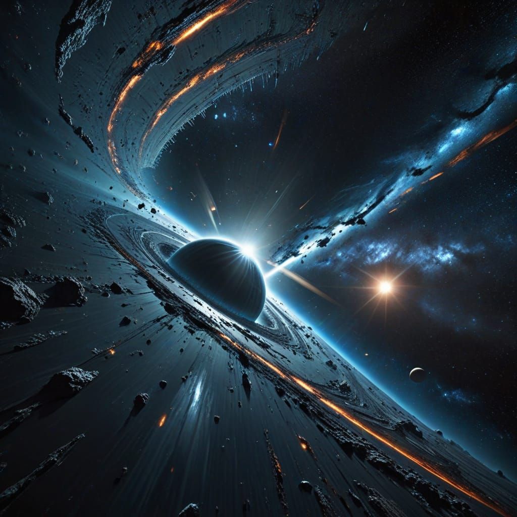 Event Horizon in Deep Space