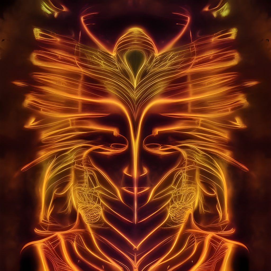 Exploding Angel: Hyperdetailed Embossed Photographic Portrai...