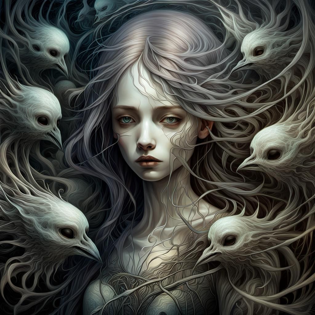 Soul Trapped in a Web of Cosmic Sorrow