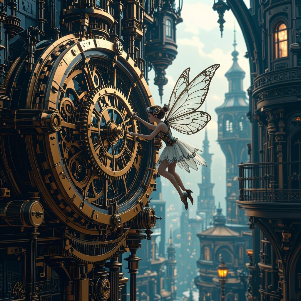 Fairy Engineering Clockwork Steampunk Architecture