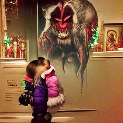 Krampus and Mommy: A Holiday Kiss