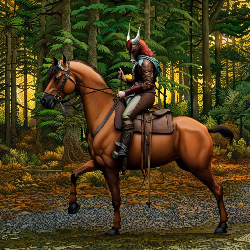 AI Generated Image of a Centaur