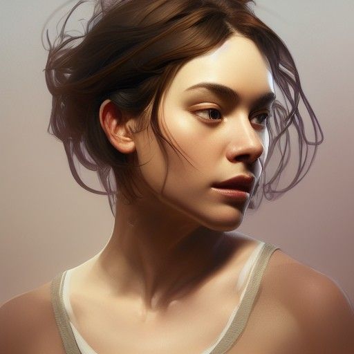 Hyperdetailed Portrait in Dynamic Lighting