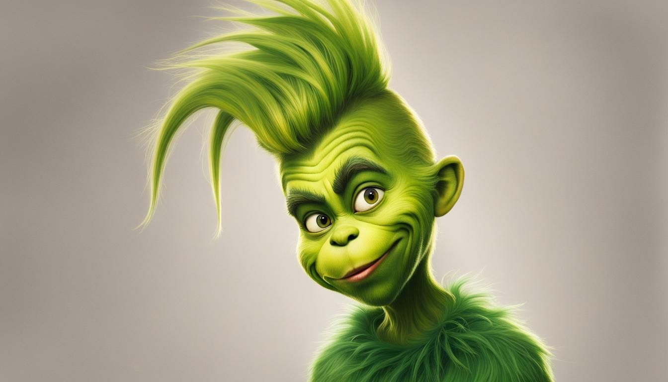 Whimsical Grinch-Inspired Buzzcut: Festive Hairstyle for Boy...